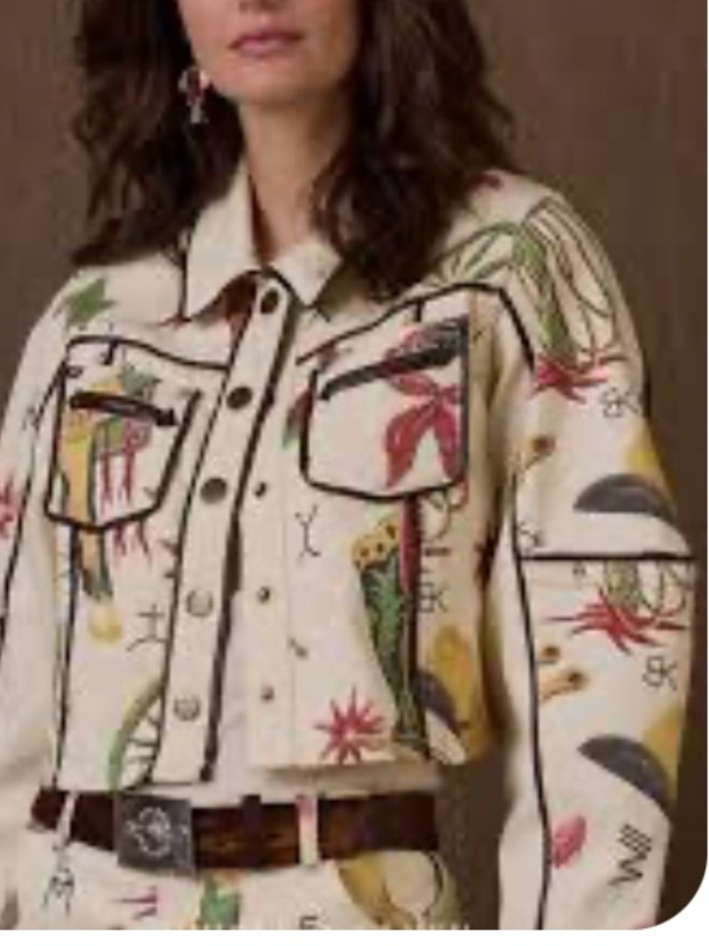 Double D Ranch Atomic Ranch Denim 
Jacket Size Medium NWT